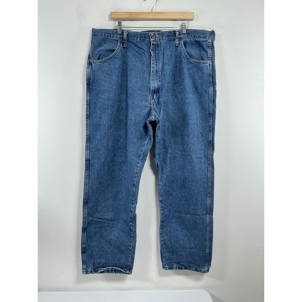 Men’s Excellent Condition Rustler Blue Jeans Size 42x30 0173/A-5